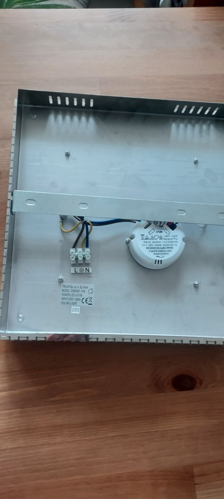 Plafon led Italux Nino Square nowy