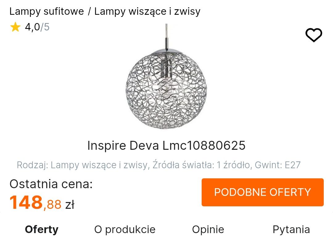 Lampa wisząca ,oświetlenie  do salonu /sypialni plus kinkiety
