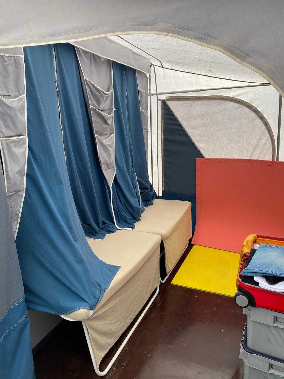 Reboque tenda com cozinha