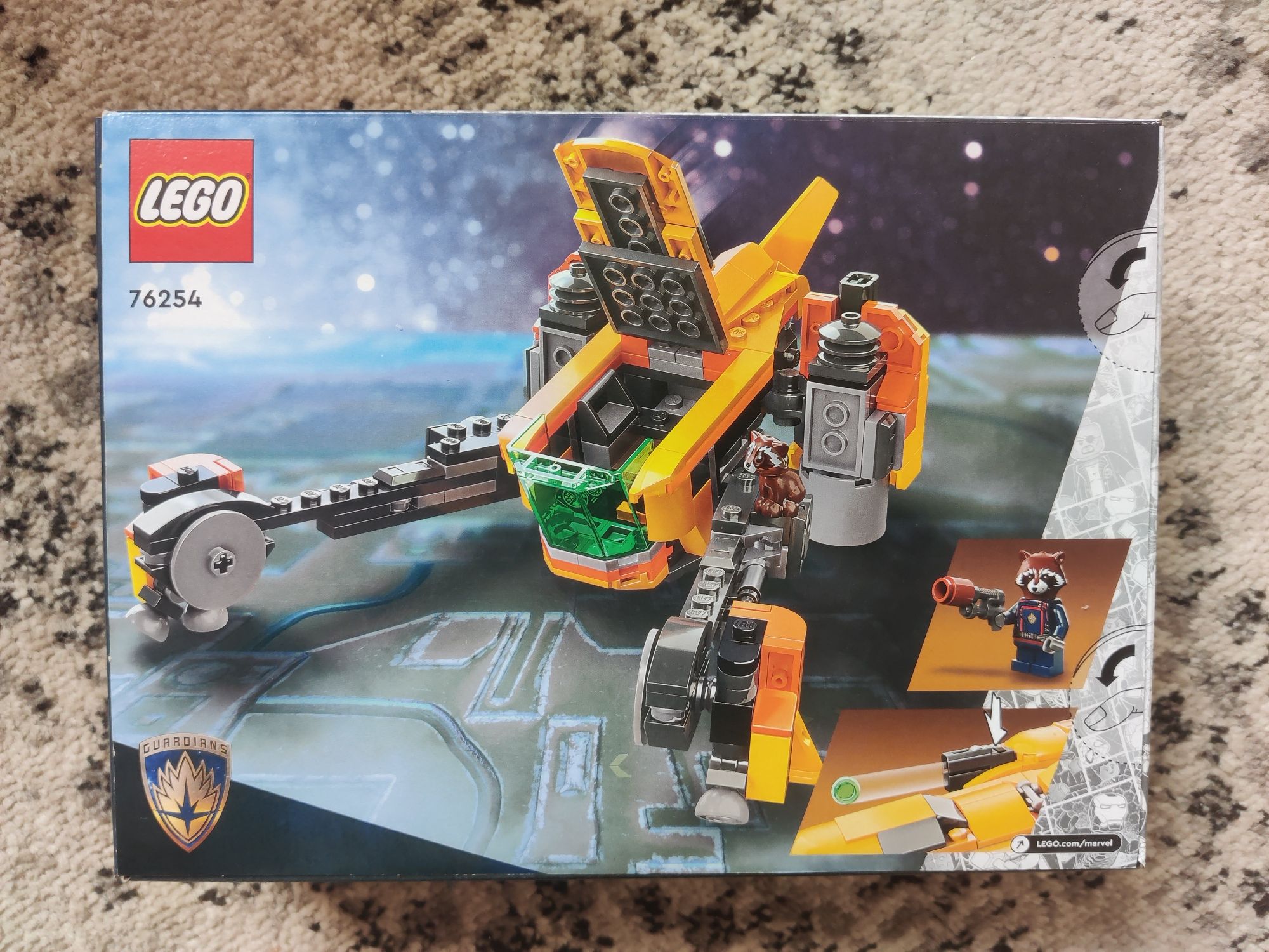 Lego Marvel Super Heroes 76254 Statek kosmiczny małego Rocketa