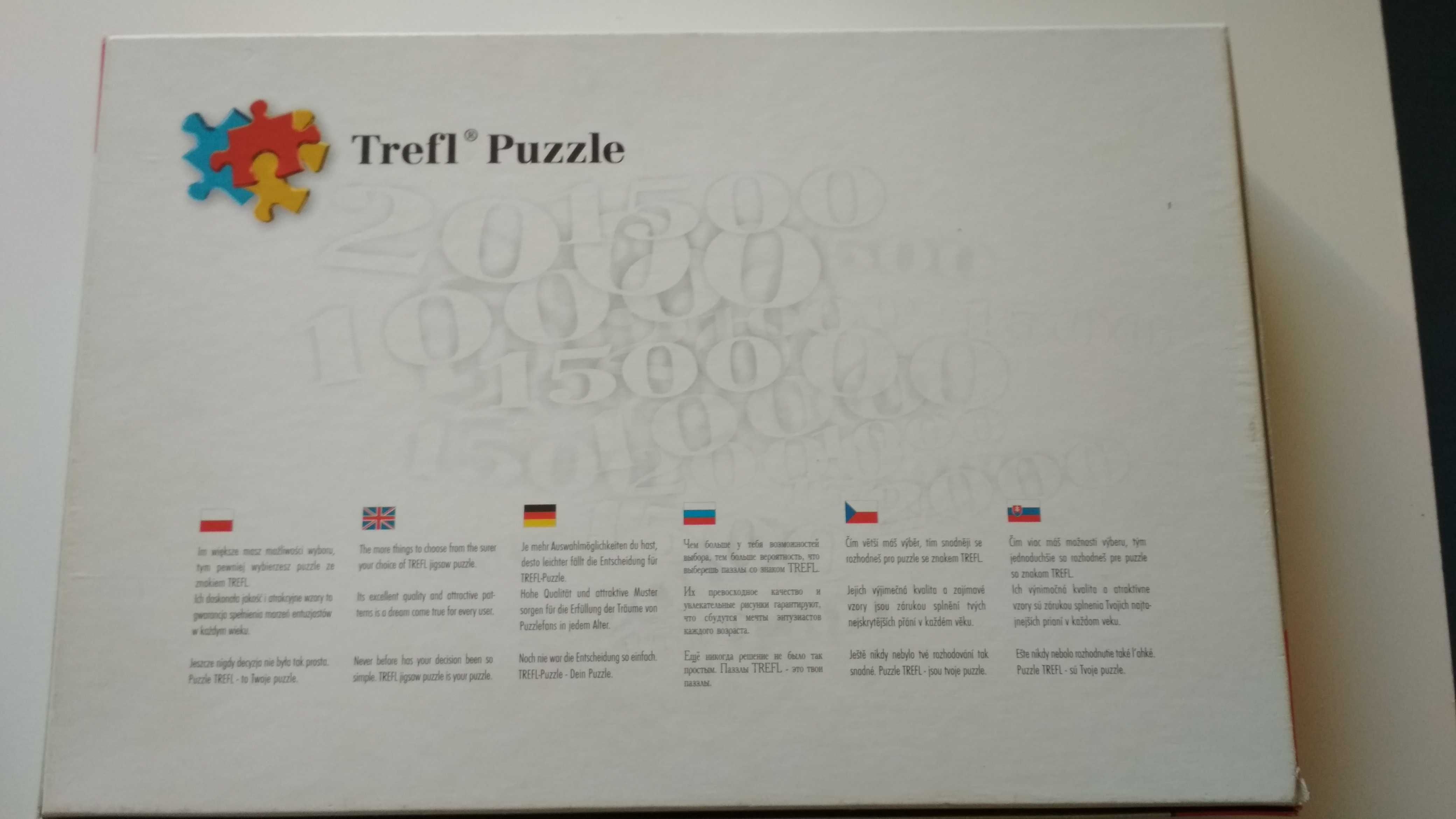 puzzle Trefl 1000 "Góry nad jeziorem"