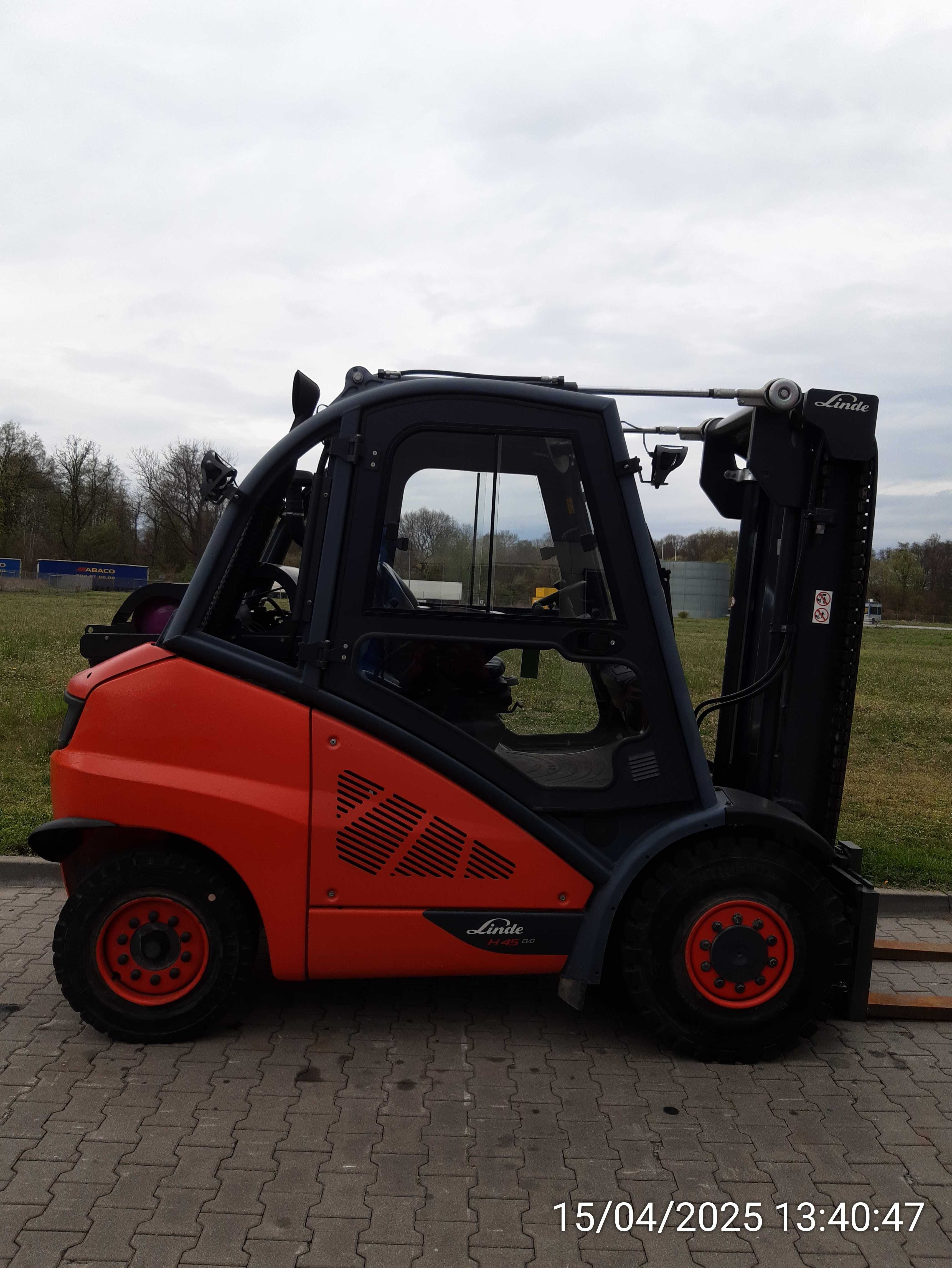 Wózek widłowy Linde H45T 555 mtg F-VAT 23%