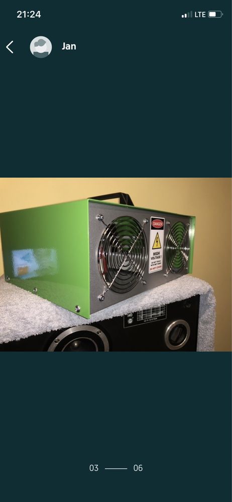 Generator ozonu przemysłowy 80g/h .