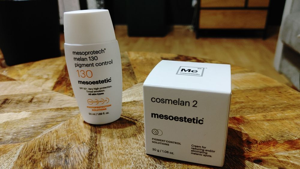 Mesoestetic Cosmelan 2 + mesoprotech melan 130