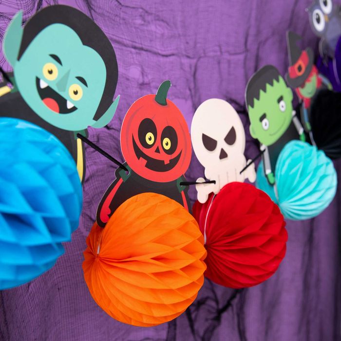 Girlanda papierowa HONEYCOMB "HALLOWEEN MONSTERS" 300cm