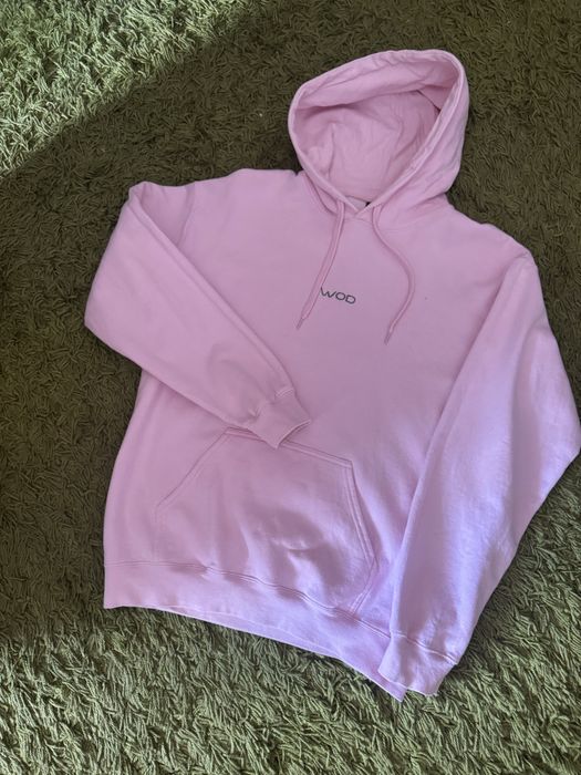 Стильне світло рожеве худі