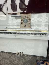 Piano vertical branco alto brilho Ronisch