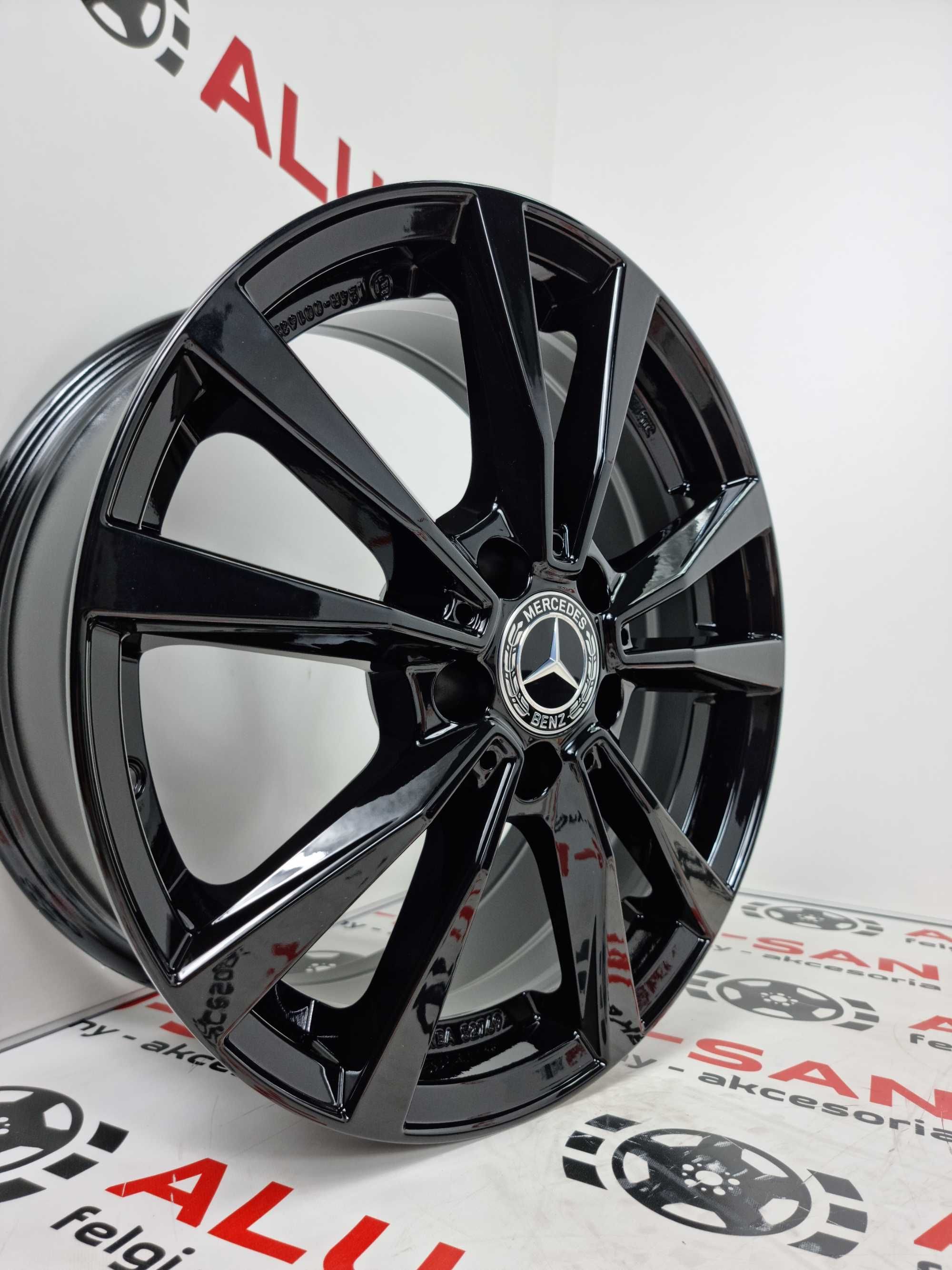 NOWE alufelgi MERCEDES 17" C-Klasa W206 E-Klasa CLA GLC Czarne