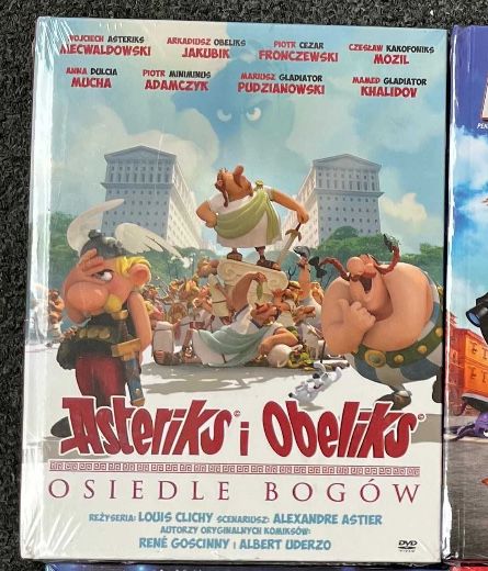 Asteriks i Obeliks osiedle bogów DVD nowe