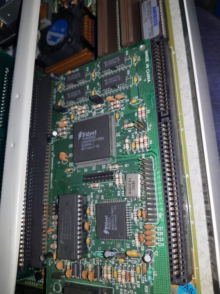 Retro komputer AMD 486 slim jednostka centralna