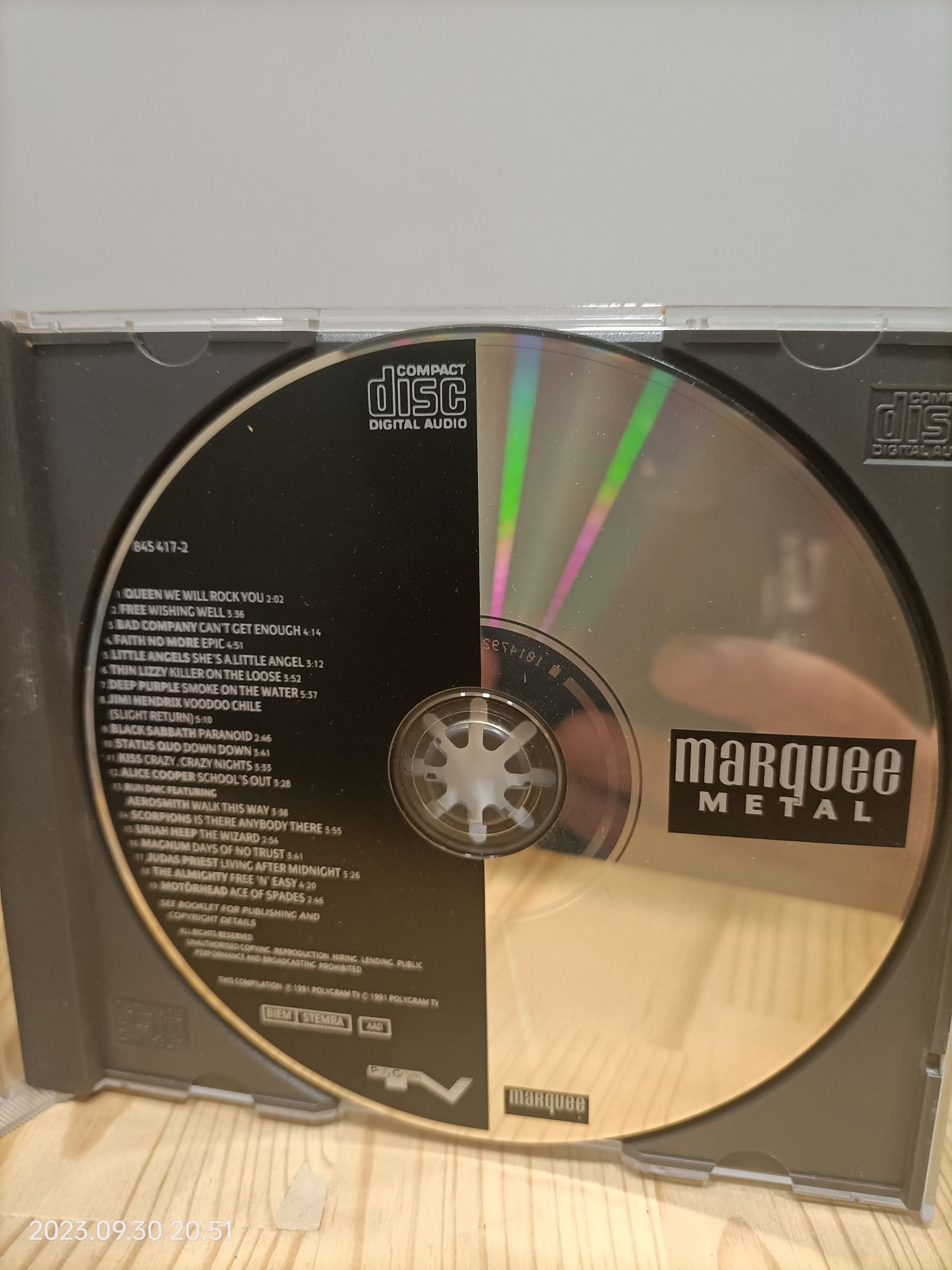 Marquee Metal -Skladanka cd