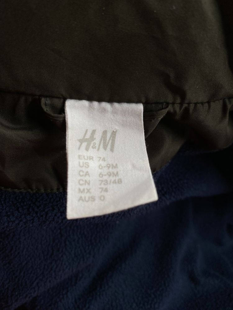 Nowa zimowa kurteczka niemowlęca H&M 74cm