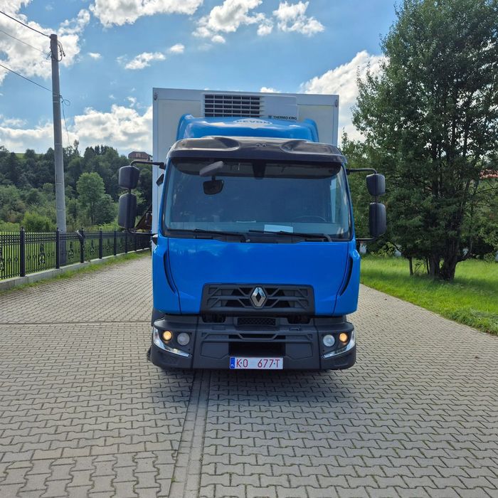 Renault D 12  RENAULT D 12 CHłodnia hakowa hakówka izoterma kontener