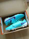 Oryginalne korki Lanki Nike Tiempo turkusowe buty piłkarskie