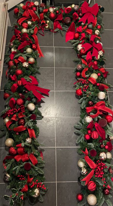 Гірлянда різдвяна для дверей камінів