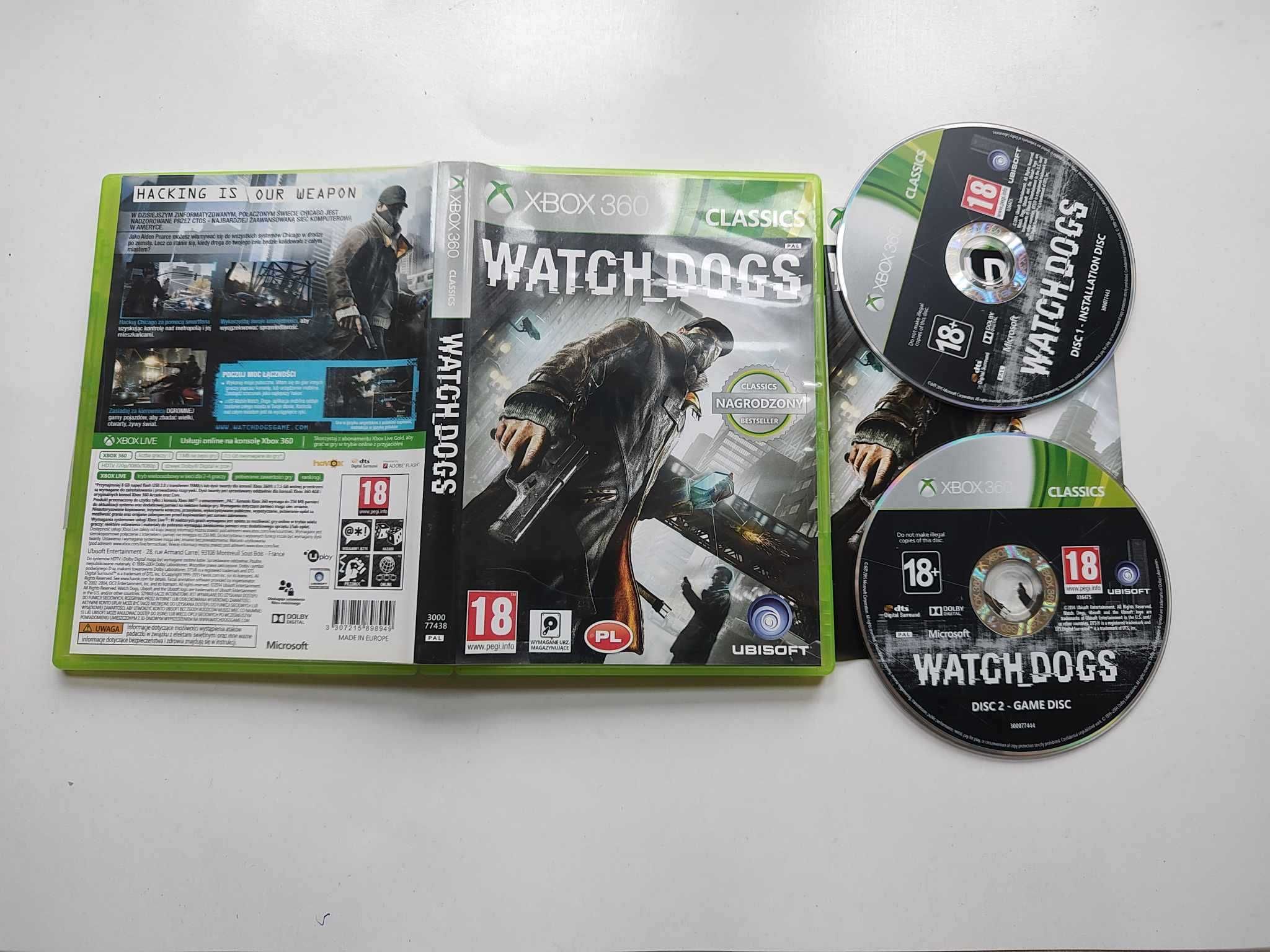 Gra Xbox 360 Watch Dogs PL