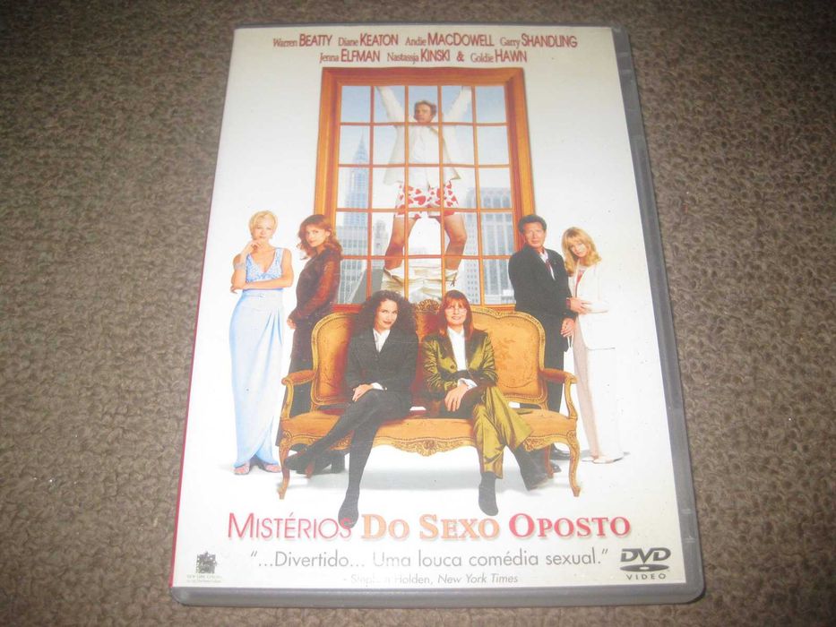 DVD "Mistérios do Sexo Oposto" com Warren Beatty