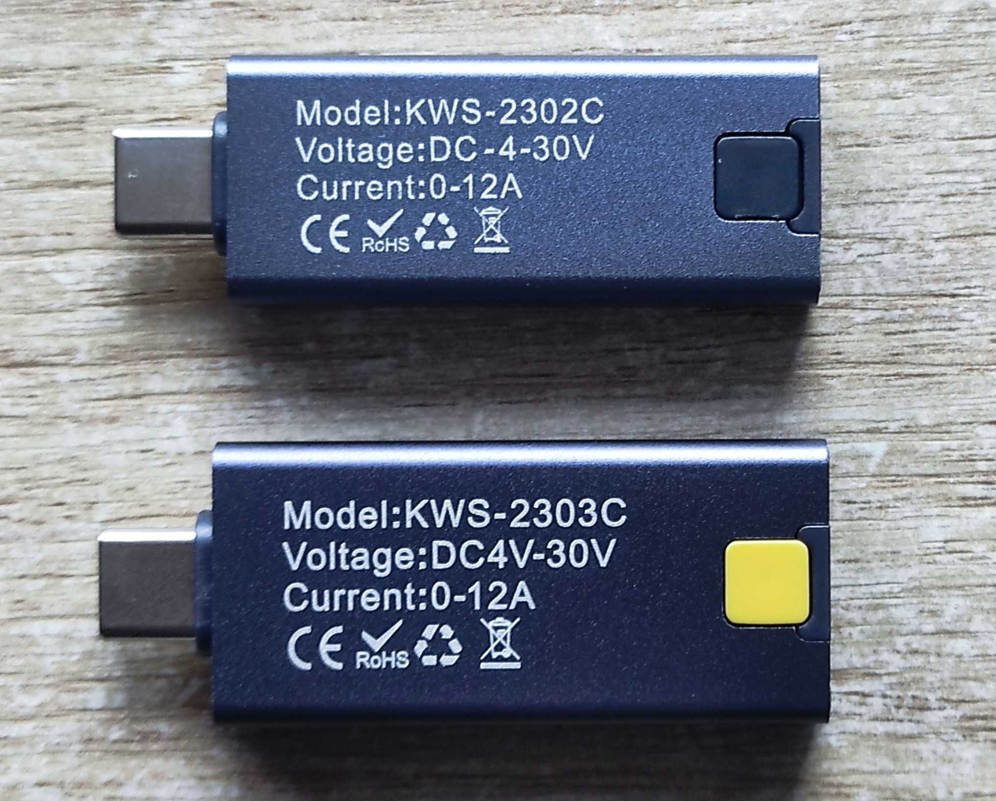 USB-С тестер  модель KWS-2302C/KWS-2303C