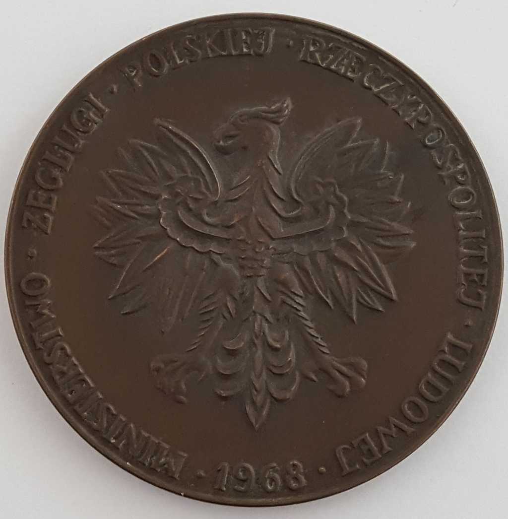 Medal Ministerstwa Żeglugi Polskiej Rzeczypospolitej Ludowej - 1968 r.