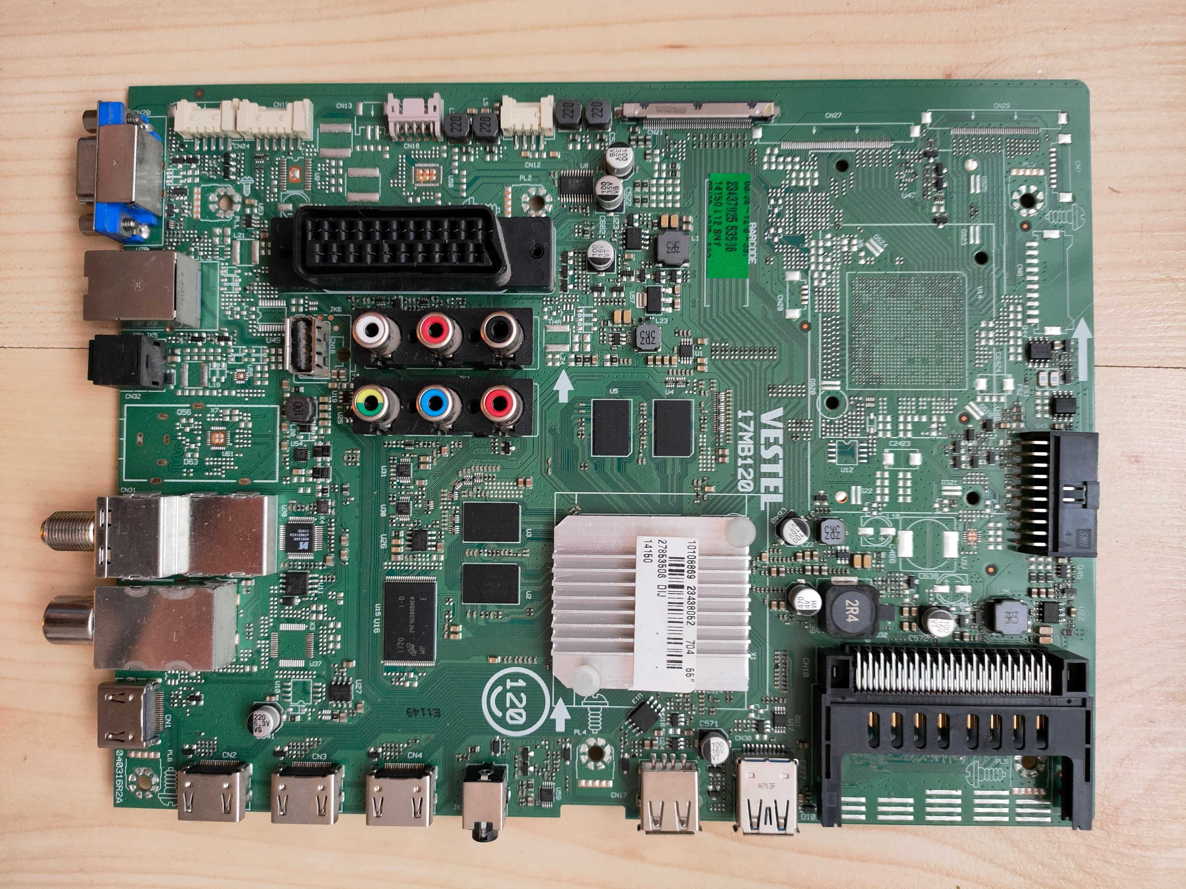 TOSHIBA 55U7763DG, płyta główna VESTEL 17MB120