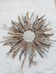 lustro boho hand made średnica 67 cm