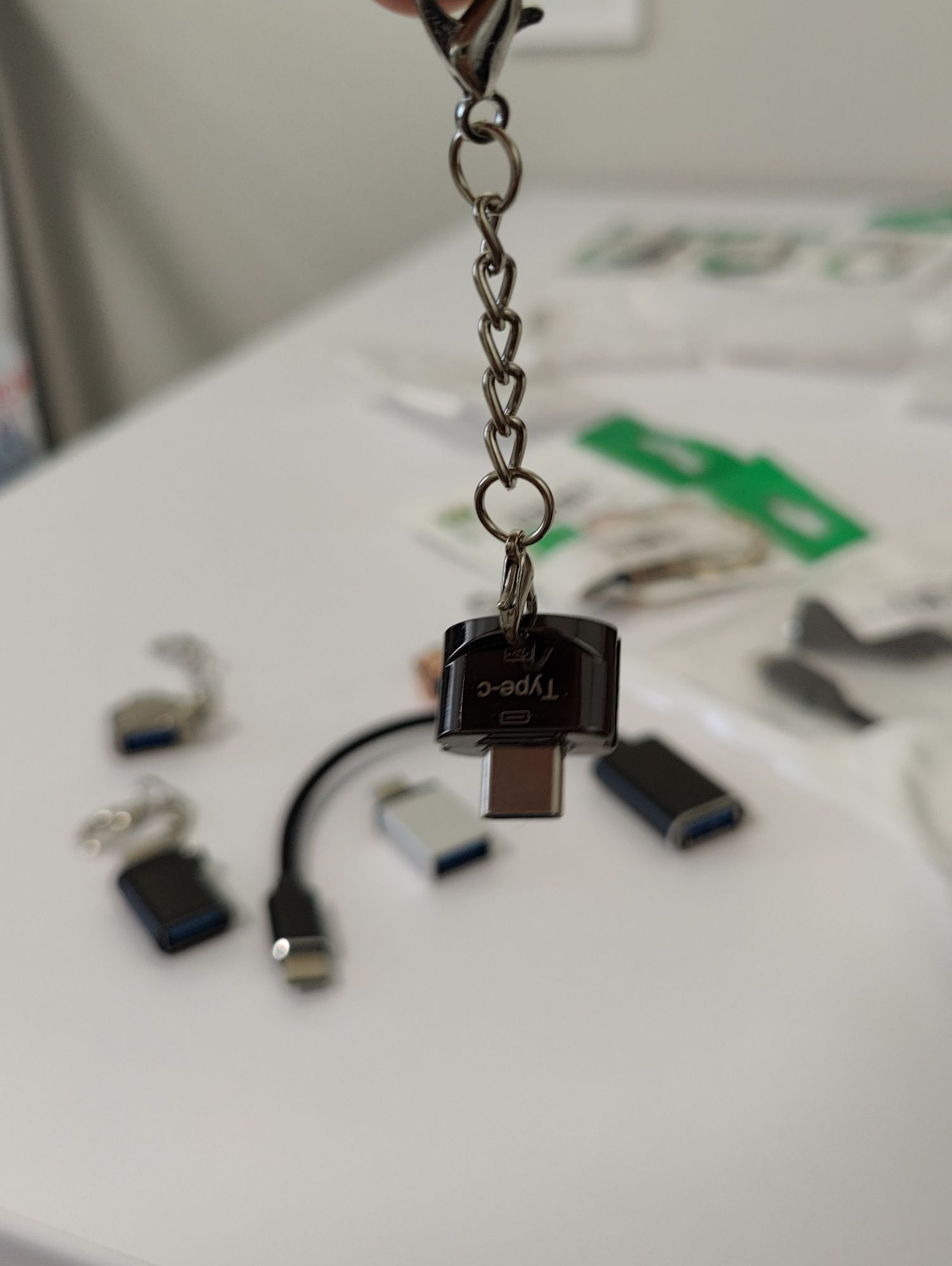 OTG перехідник Type C на USB A кабель адаптер переходник