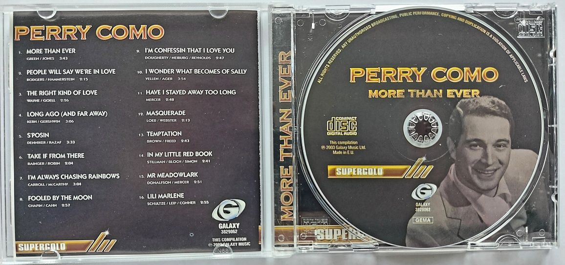 Perry Como More Than Ever 2003r
