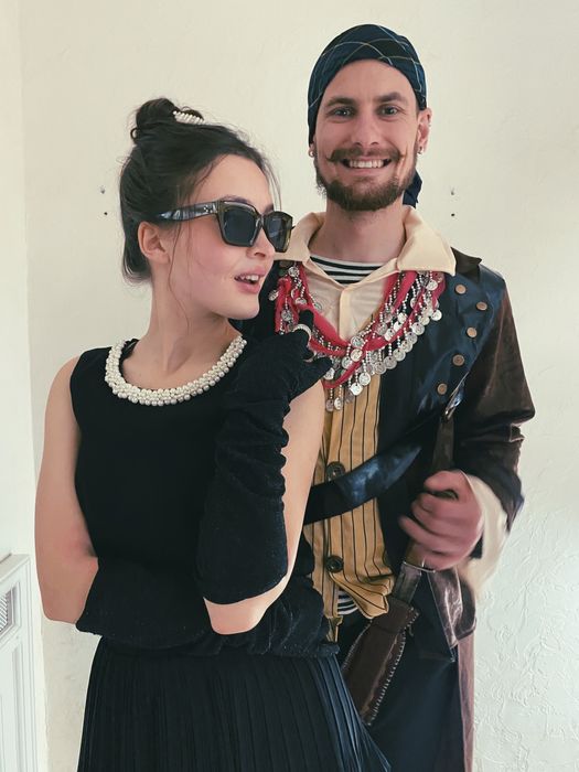 Довгі перчатки в блискітку