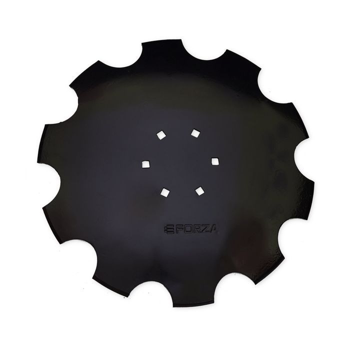 Talerz do talerzówki 510 mm x 3,5 mm, uzębiony, 6 otworów, Z-10,stal-b