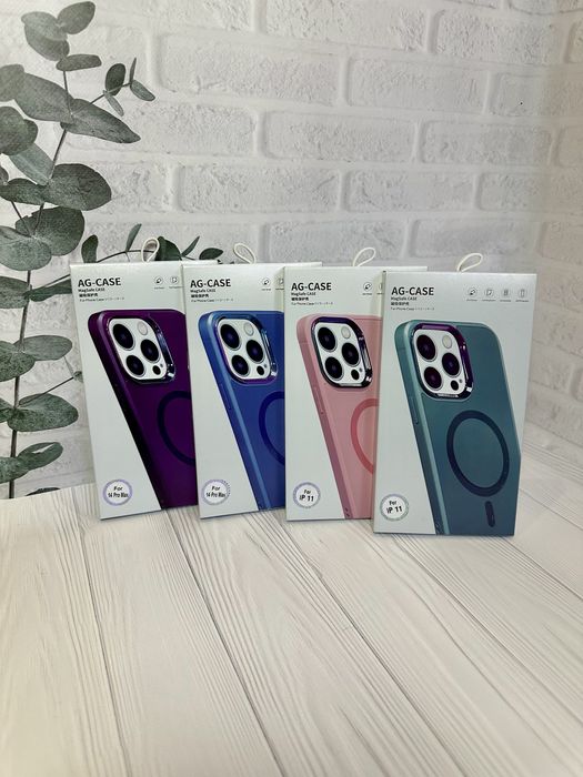 Чехол TPU+PC Foggy Magsafe для iPhone 14 Pro Max/13 Pro Max/ 11