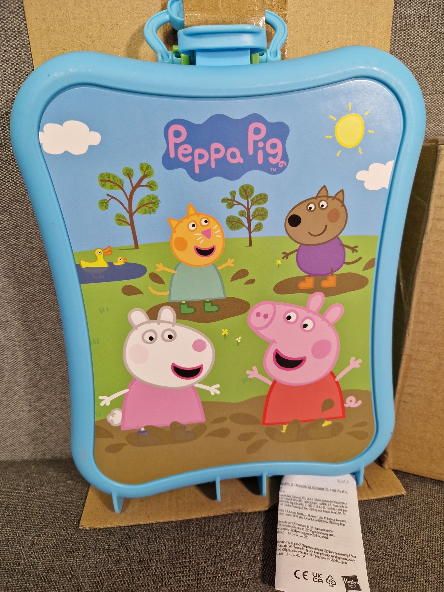 Набір Свинка Пеппа басейн магазин кейс вітряк Джордж і човен Peppa pig