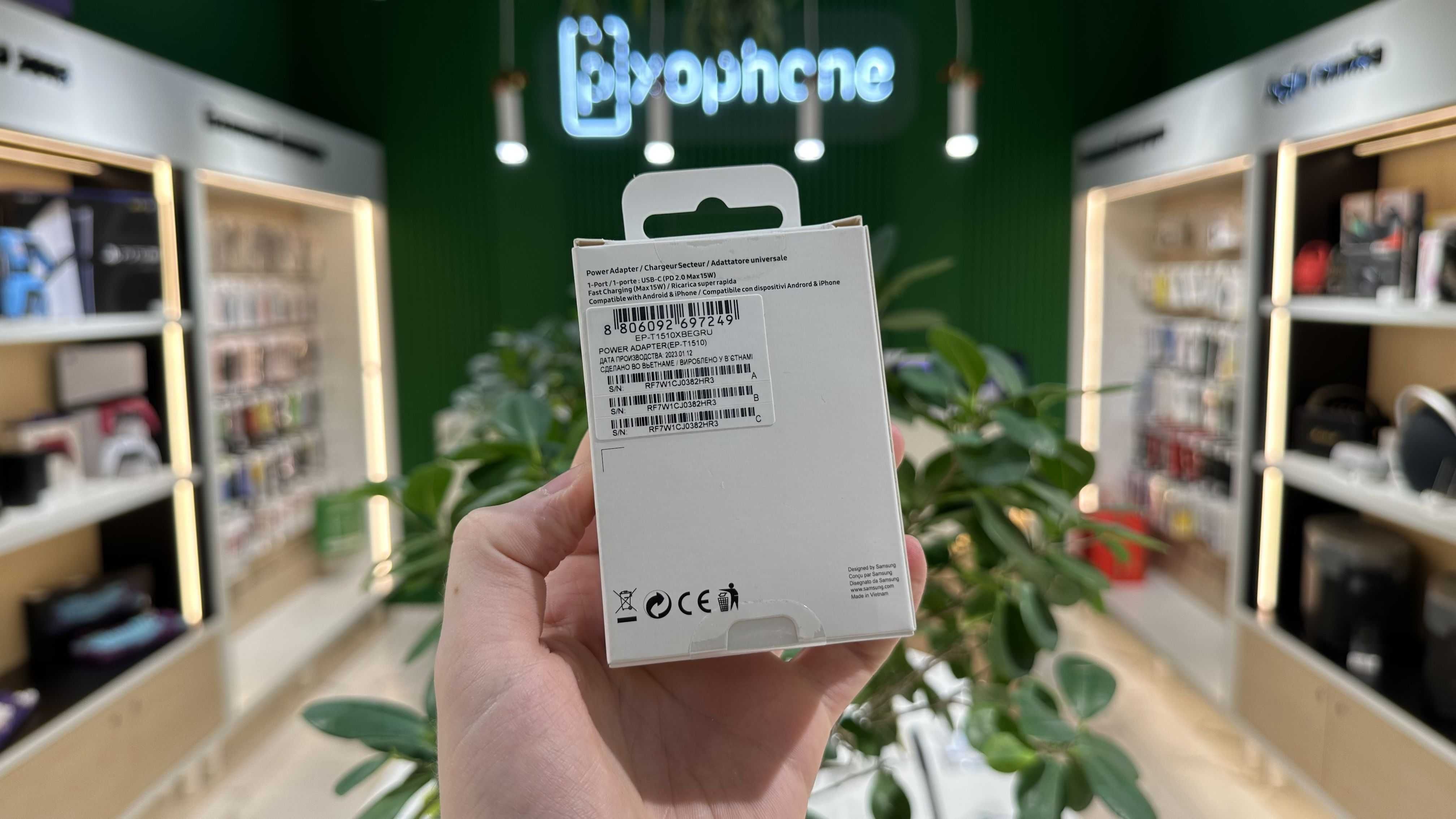 NEW Мережевий зарядний пристрій Samsung 15W PD Power Adapter USB-C