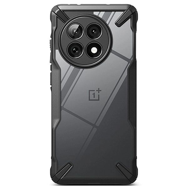 Etui Ringke Fusion X na OnePlus 13R - przezroczysto-czarne