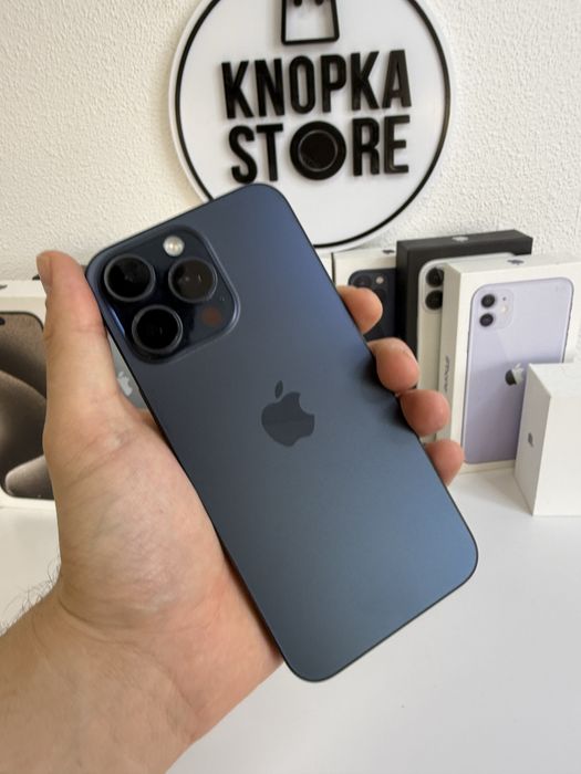 iPhone 15 Pro Max 256 Gb Blue Neverlock Гарантія Обмін