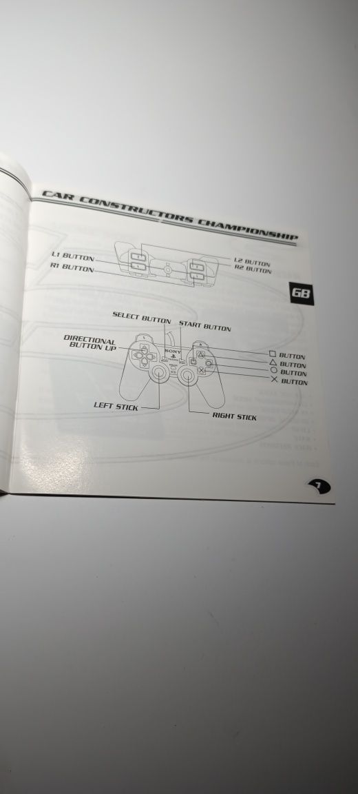 C3 Racing Car Constructors Championship książeczka instrukcja ps1 psx