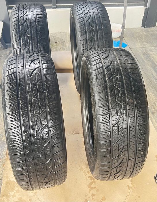Komplet zimowych opon Hankook Winter i*cept evo2 225/45R18 – jak nowe!