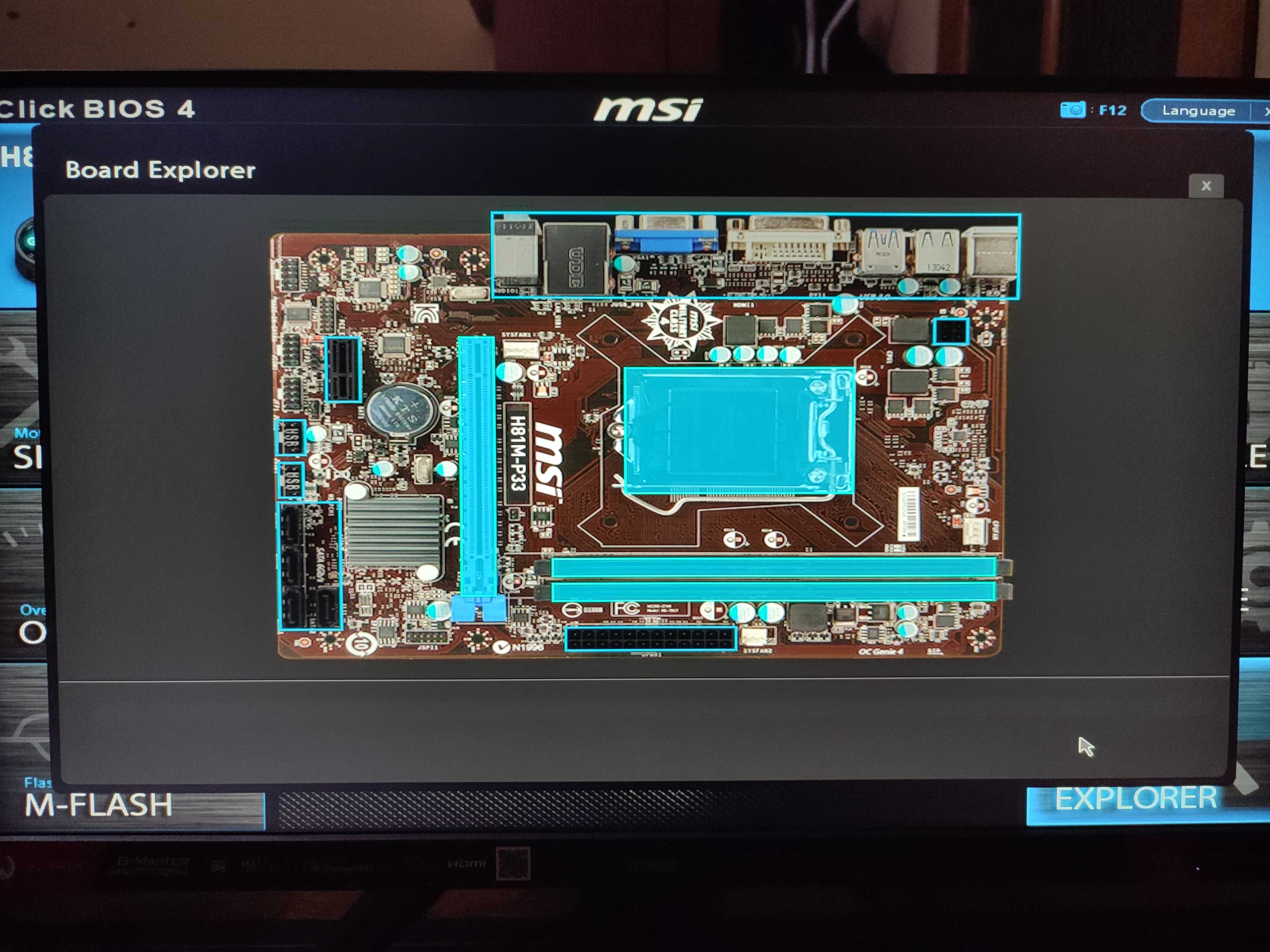 Zestaw Płyta Główna MSI H81M-P33 , I5-4690 i DDR3 16gb