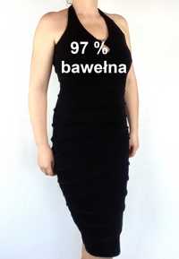 suknia czarna 97 % bawełny