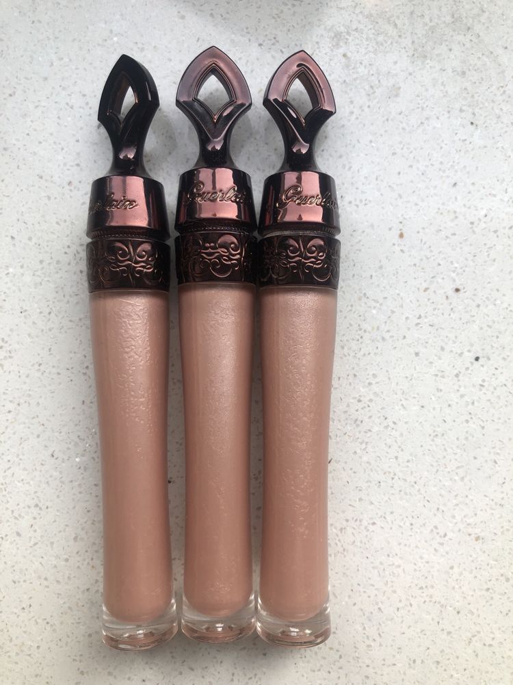 Guerlain blyszczyk kisskiss gloss lipgloss do ust nude terracotta