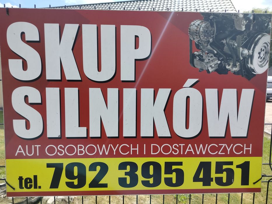 Skupue silniki od aut osobowych i dostawczych