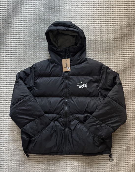 Nowa Oryginalna męska Kurtka zimowa Stussy Kurtka ocieplana puchowa