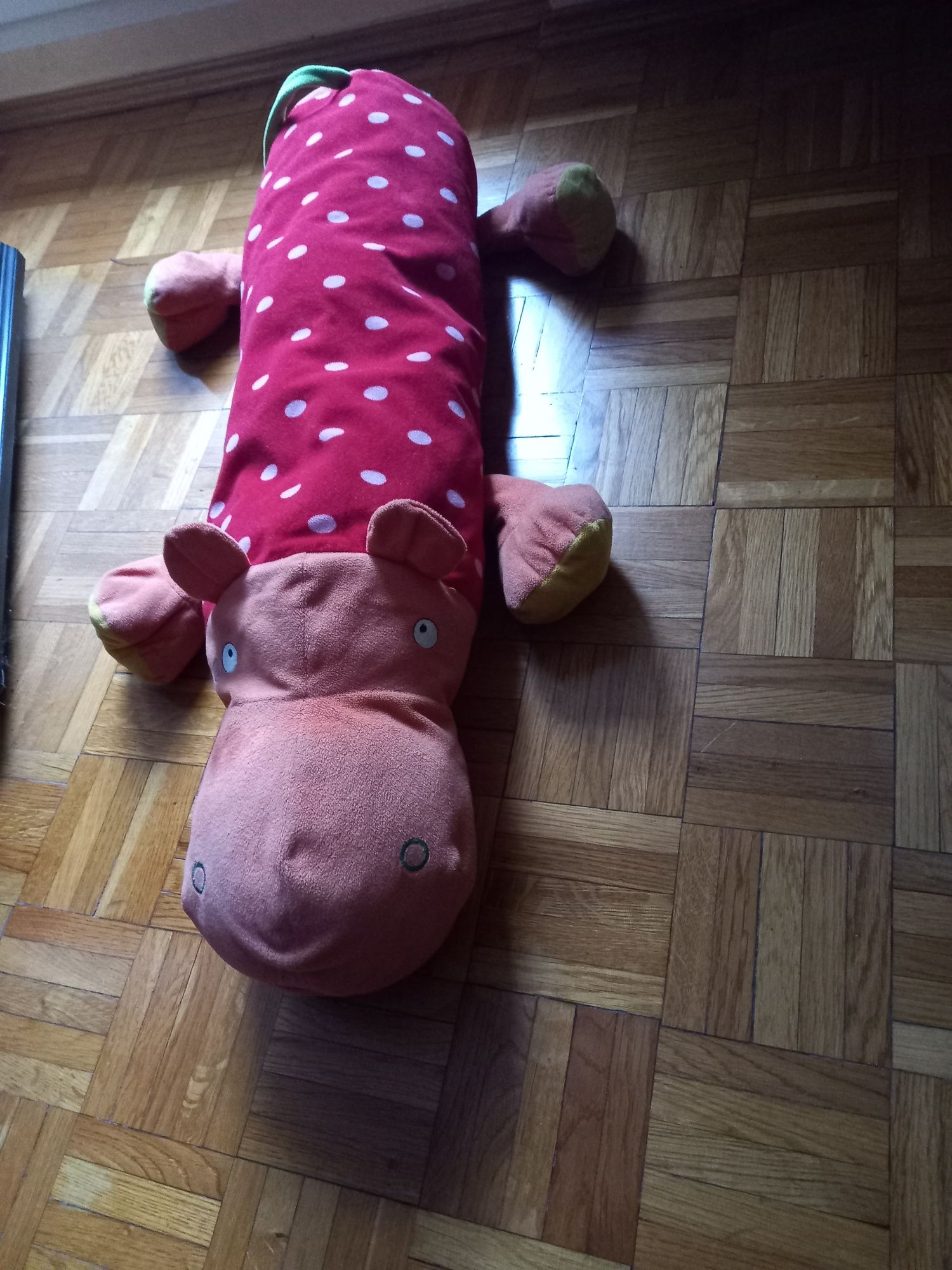 IKEA, HIPCIO hipopotam poduszka wałek maskotka pluszak 80 cm