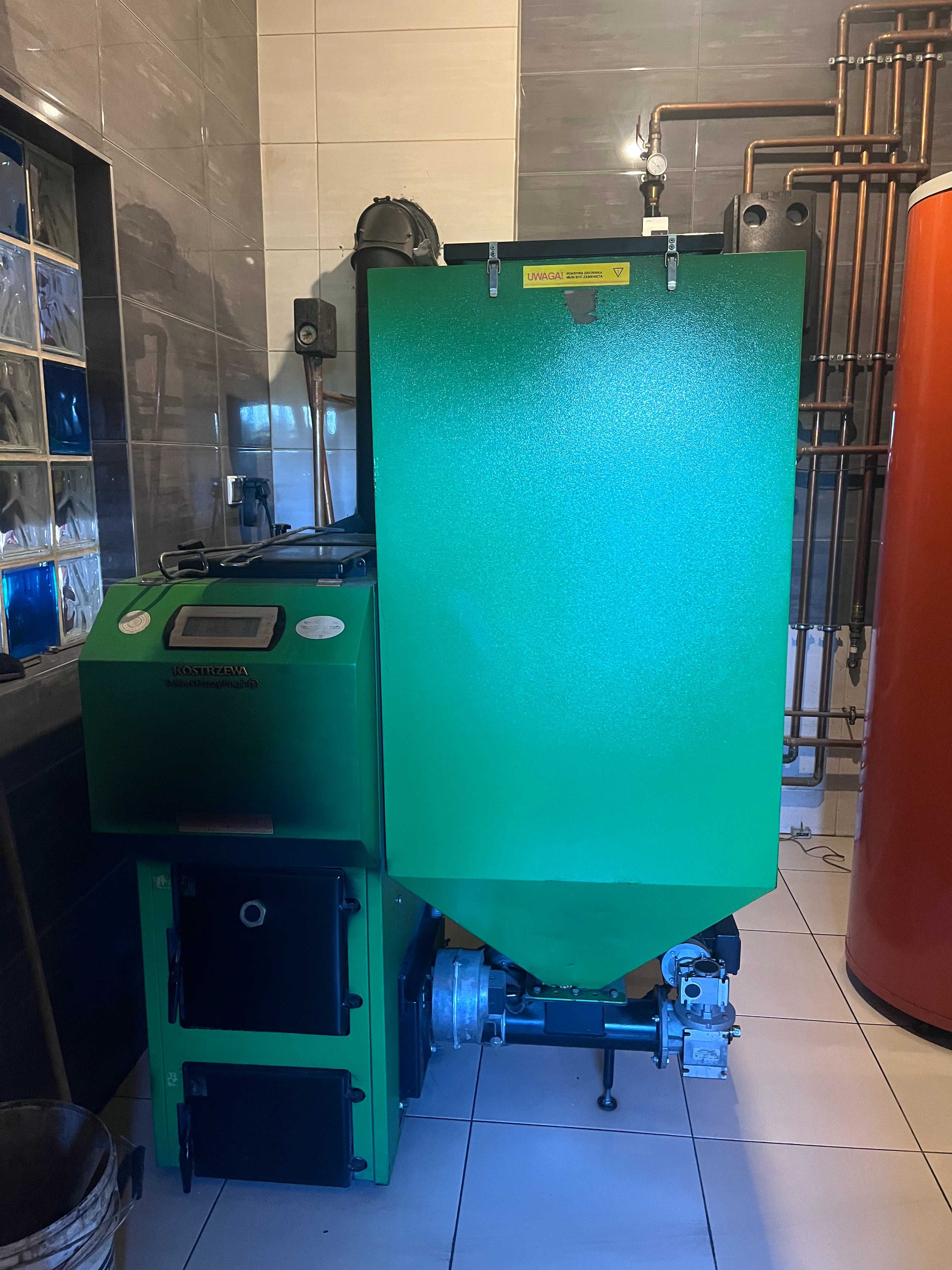 Piec Kostrzewa Fyzzy Logic 25 kw + bufor Wiessman 350l