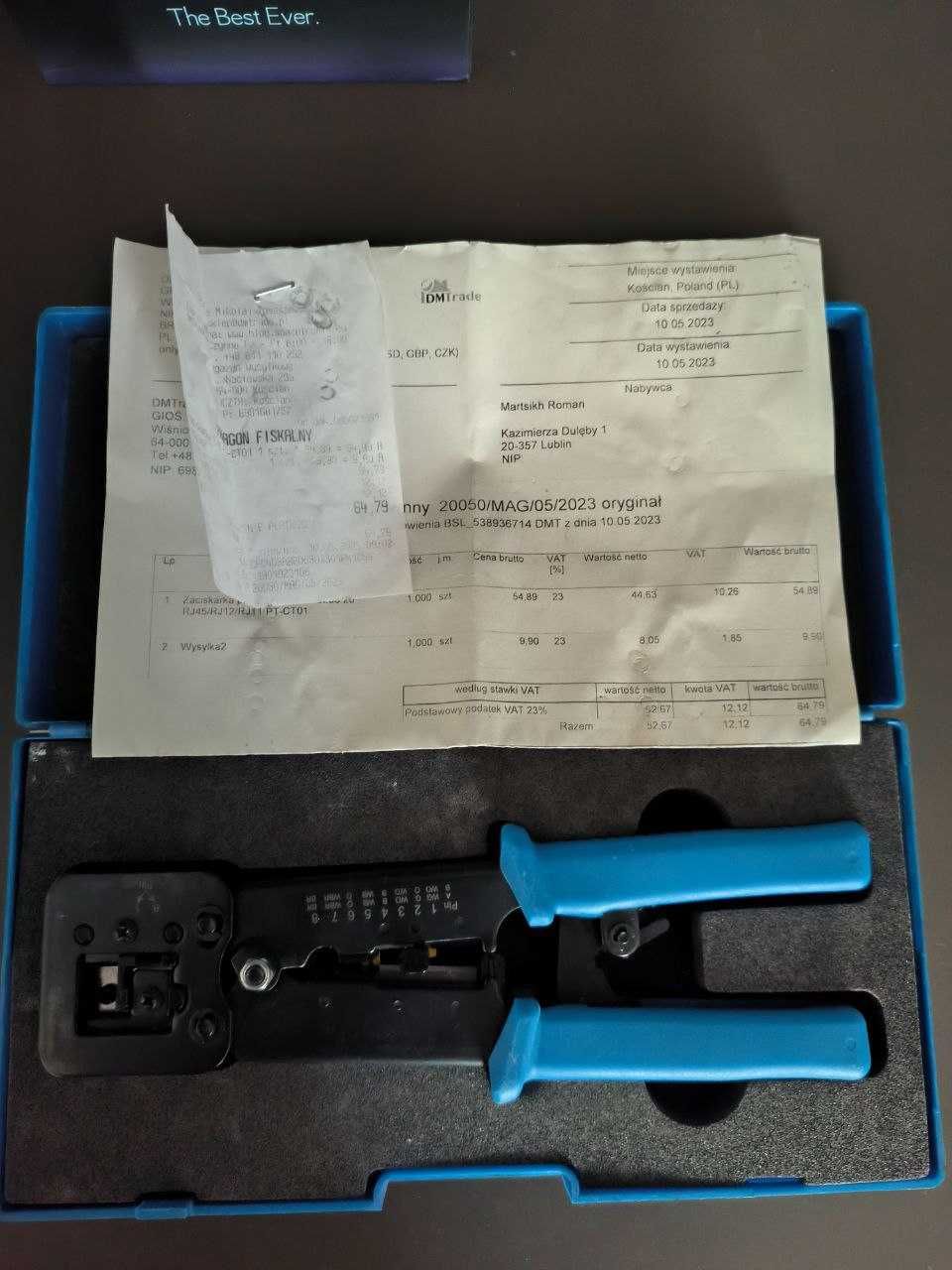 Zaciskarka przelotowa RJ45/RJ12/RJ11 PT-CT01
