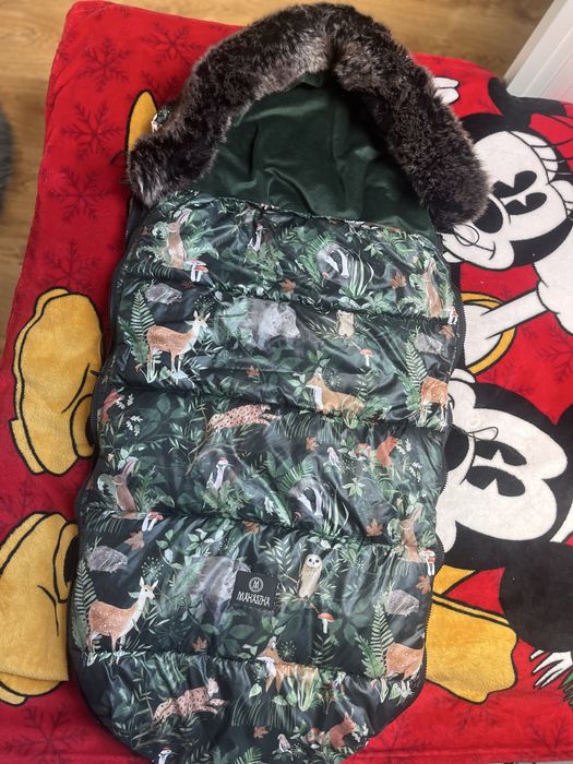 Śpiworek Makaszka+mufki