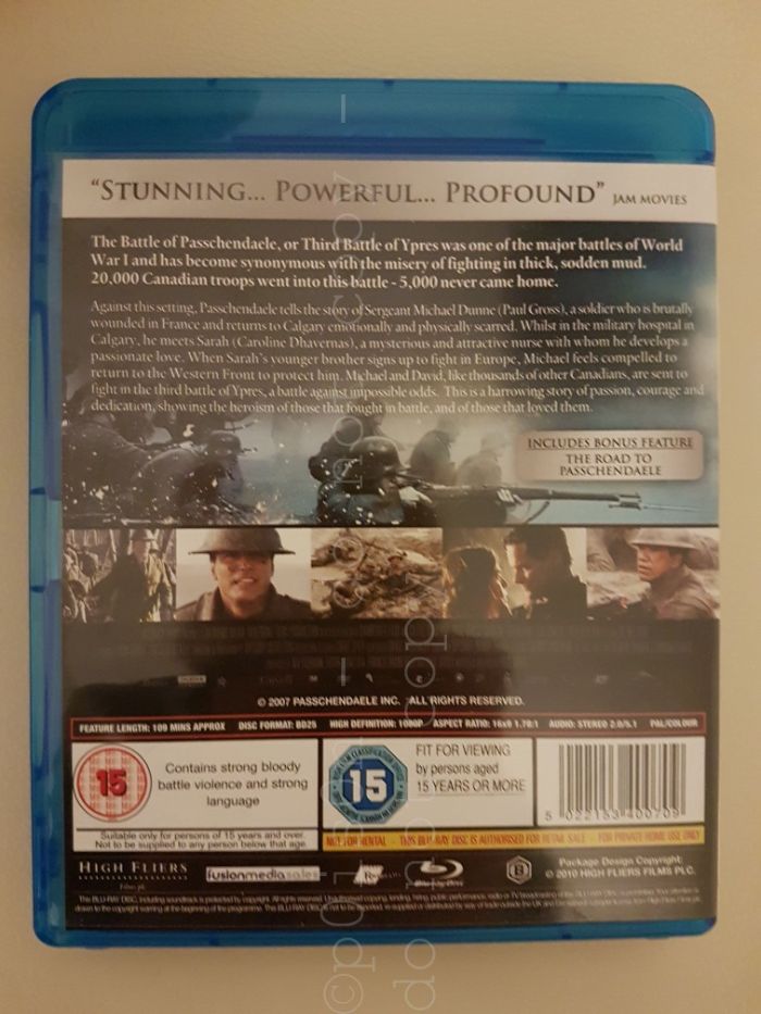 Passchendaele: Trzecia bitwa blu-ray, lektor EN, jak NOWA