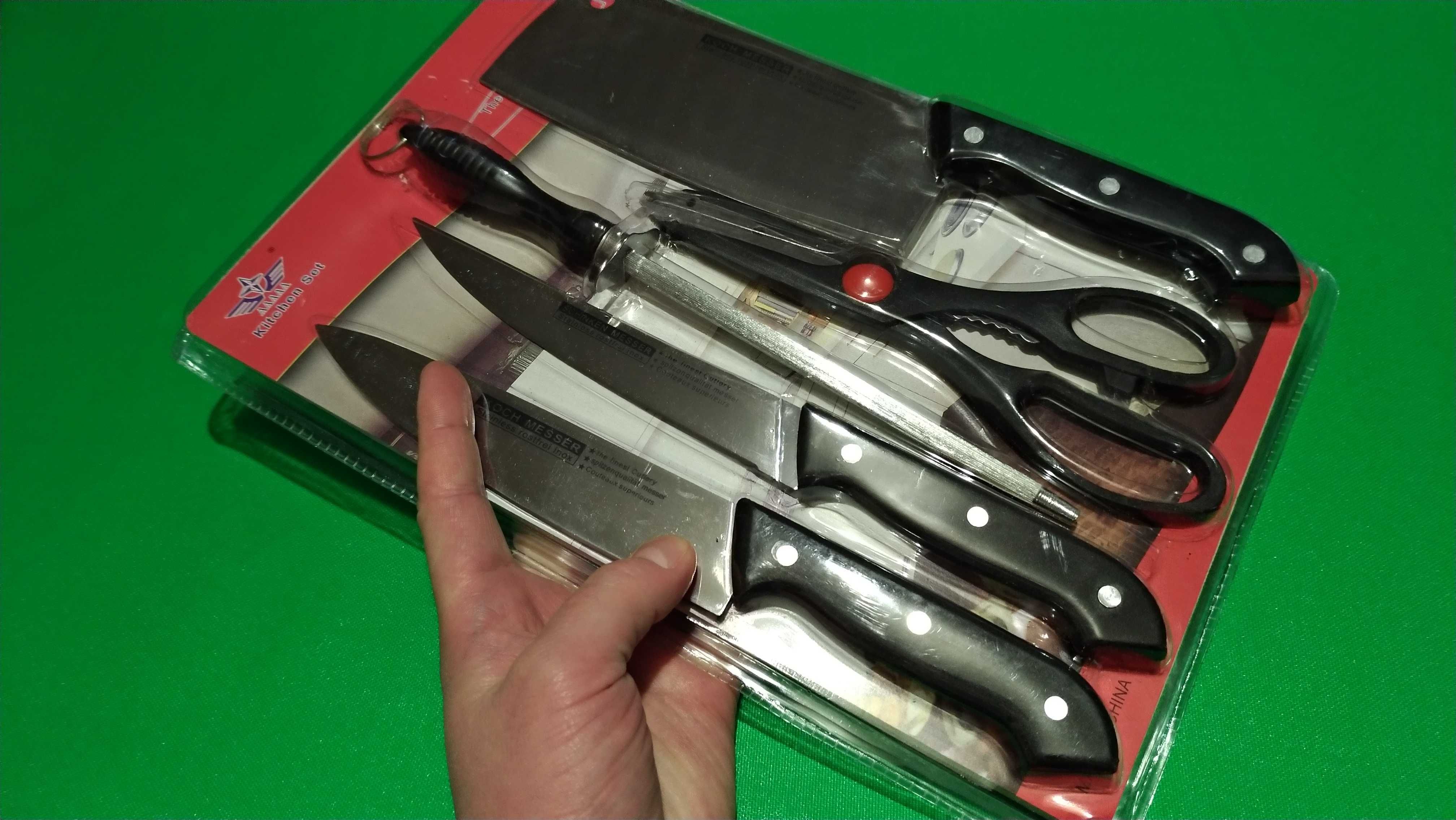Набор ножей с досточкой набор для кухни 6шт