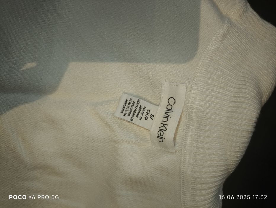 Sweter z golfem calvin klein rozm 36