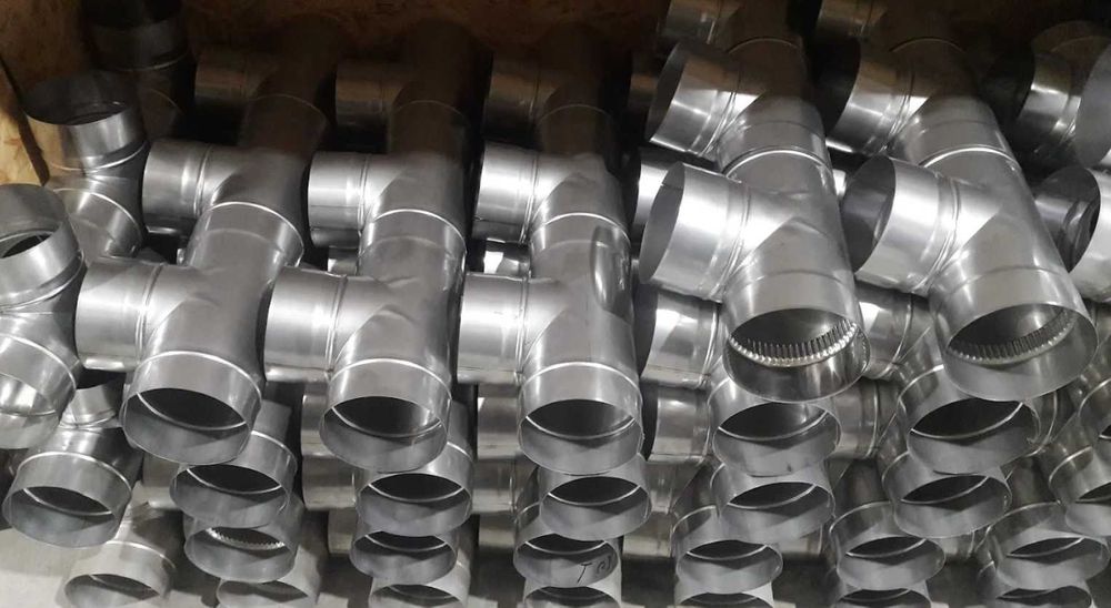 Труби димохідні_ Дымоход для котла камина из нержавейки_Димоходи_Комин