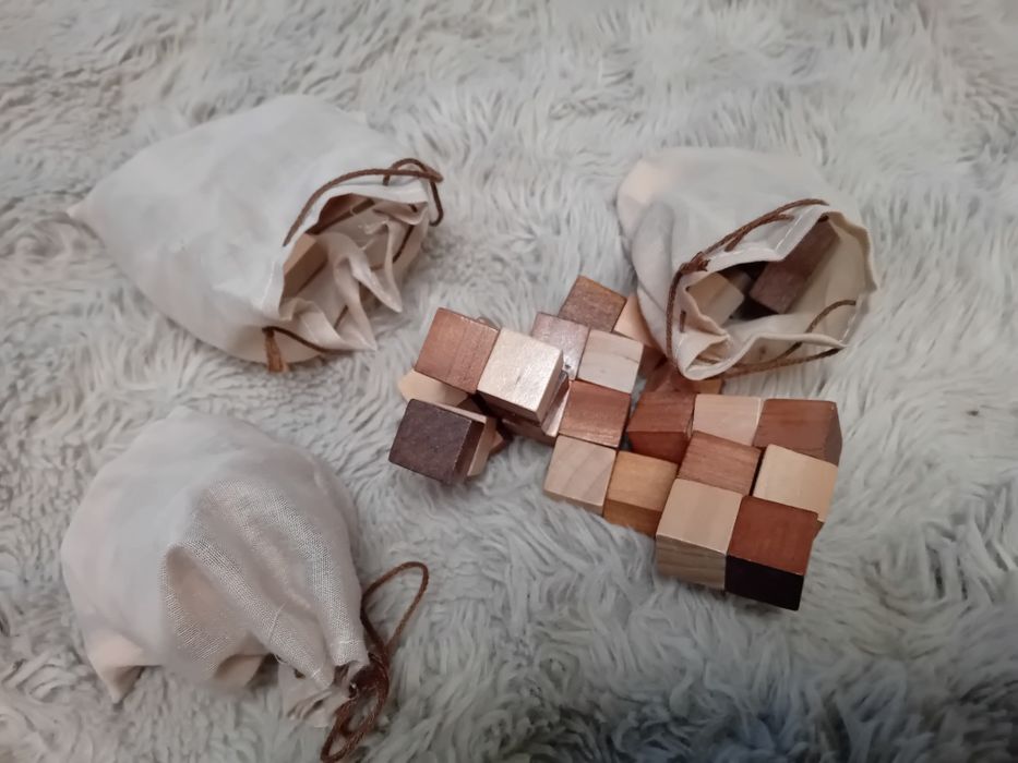 Playtive Patience Puzzles układanki łamigłowki drewniane zestaw